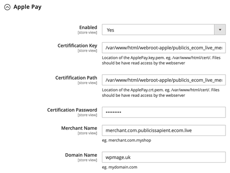 Apple Pay Key management